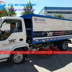 ISUZU 3 ton mechanical sweeper truck