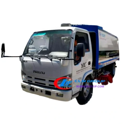 ISUZU 3 ton mini street sweeper