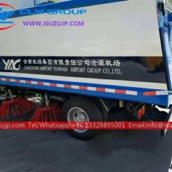 ISUZU 3 ton truck mounted road sweeper