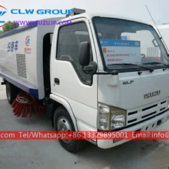 ISUZU 3 ton vacuum road sweeper truck in malaysia