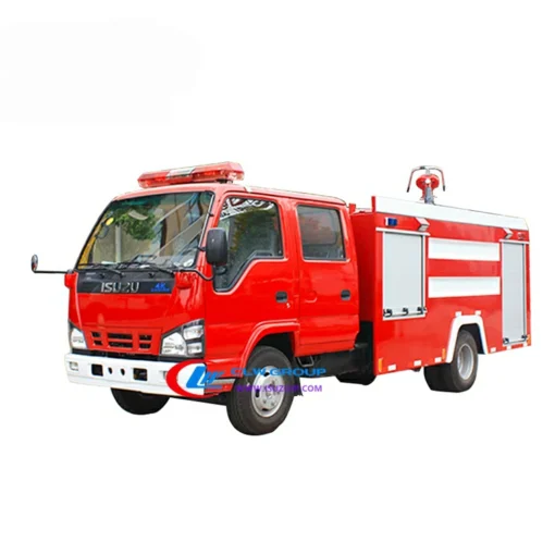 Mini camión de bomberos pumper ISUZU 3000L