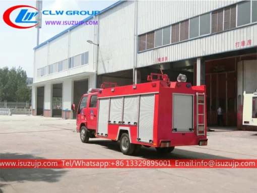 Camion de lutte contre l'incendie ISUZU 3cbm Timor oriental