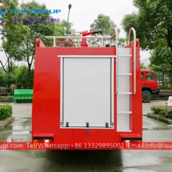 ISUZU 3cbm fire fighting water pump truck Myanmar