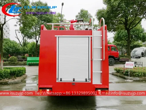 ISUZU 3cbm fire fighting water pump truck Myanmar