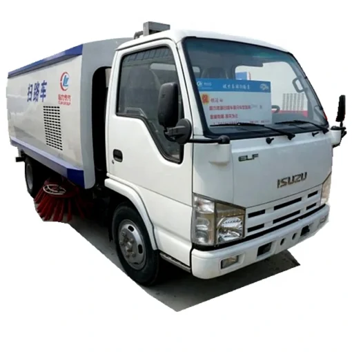 شاحنة كنس الشوارع الصغيرة ISUZU 3m3 ديزل للبيع