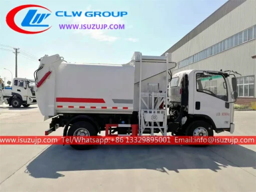 ISUZU 3t side loader trash truck Suriname