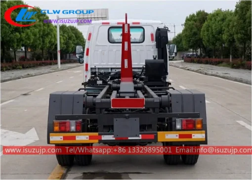 ISUZU 4 ลูกบาศก์เมตร hook lift รถบรรทุกขยะ อาเซอร์ไบจาน