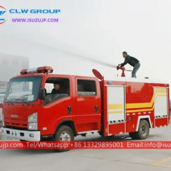 ISUZU 4000L water tanker fire truck Bangladesh