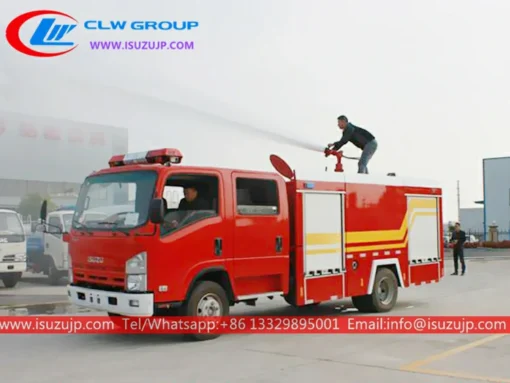 ISUZU 4000L water tanker fire truck Bangladesh