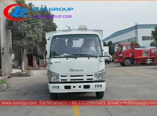 ISUZU 4cbm ঝাড়ু সুইপার ট্রাক জিবুতি