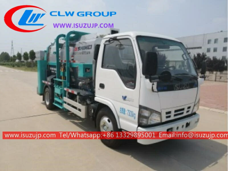 ISUZU 4cbm waste bin trucks for sale Trinidad and Tobago