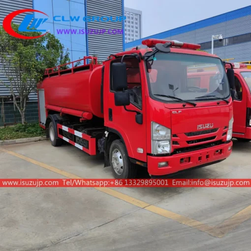 ISUZU 4k-Engine 5 ton camión de bomberos agua