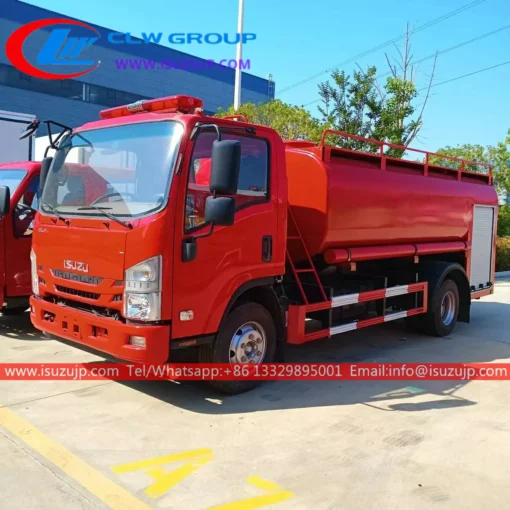 ISUZU 4k-Engine 5ton เรือบรรทุกน้ำดับเพลิง