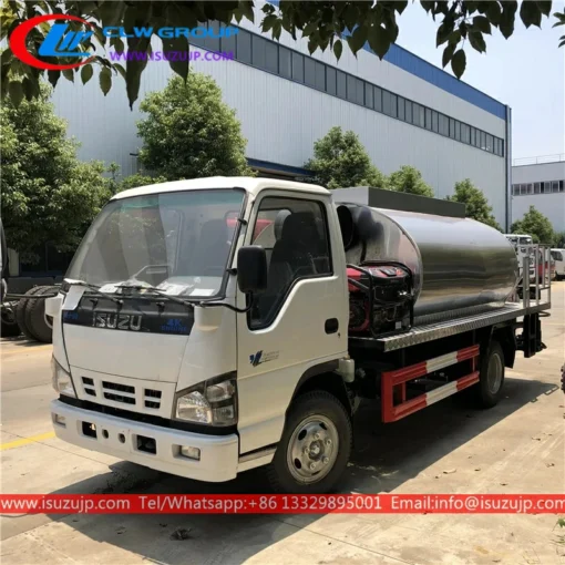 ISUZU 4m3 asphalt patch truck