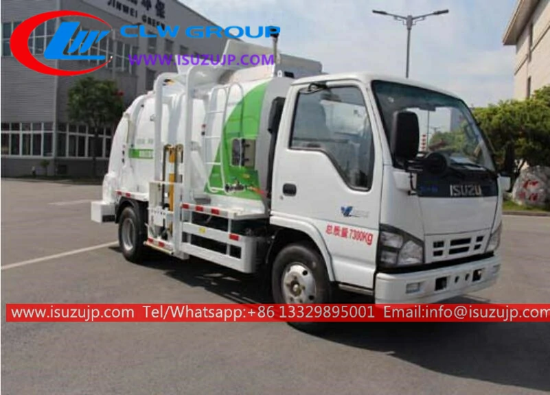 ISUZU 4m3 automated side loader refuse trucks Grenada