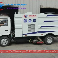 ISUZU 4m3 garbage truck with sweeper Burundi