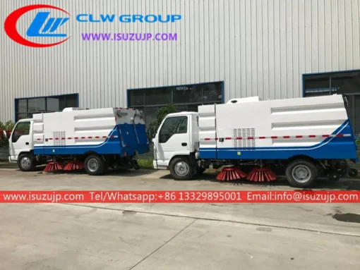 ISUZU 5 ton road sweeper truck