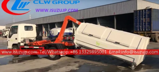 ISUZU 5 ton roll off hook truk