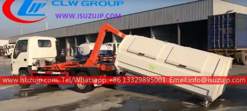 ISUZU 5 ton roll off hook truck