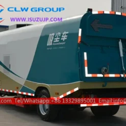ISUZU 5cbm leaf vacuum truck for sale