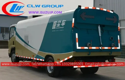 ISUZU 5cbm leaf vacuum truck for sale