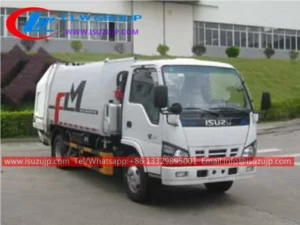 ISUZU 5cbm rear loader garbage truck price in Iraq