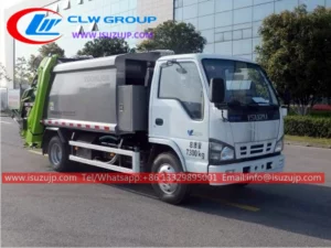 ISUZU 5m3 dustbin truck for sale in Libya