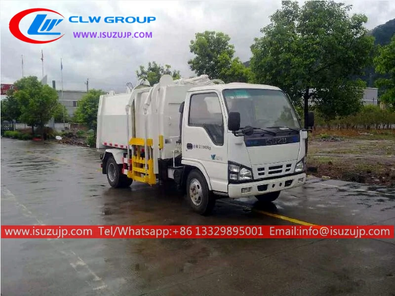 ISUZU 5m3 side loader bin truck Zambia