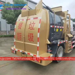 ISUZU 5t automated side loader garbage truck Ecuador