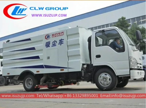 ISUZU 5t রাস্তার সুইপার ট্রাক গ্যাবন