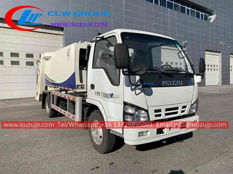 ISUZU 600P government garbage trucks for sale in Burkina Faso