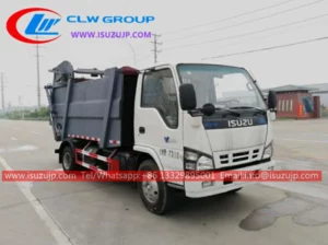 ISUZU 6cbm garbage compactor truck price in Mongolia