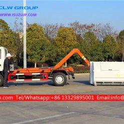 ISUZU 6cbm multilift hooklift truck for sale Kazakhstan