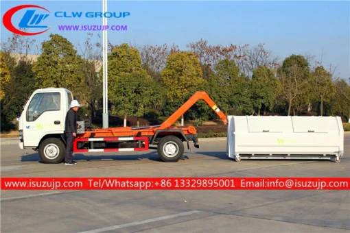 ISUZU 6cbm multilift hooklift ထရပ်ကားကိုကာဇက်စတန်နိုင်ငံရောင်းရန်ရှိသည်