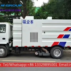 ISUZU 6cbm road vacuum sweeper cleaner truck Jordan