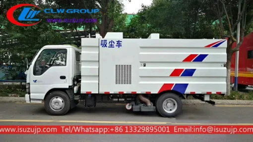 ISUZU 6cbm road vacuum sweeper cleaner truck Jordan