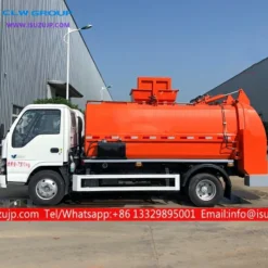 ISUZU 6m3 kitchen food rubbish truck Nicaragua