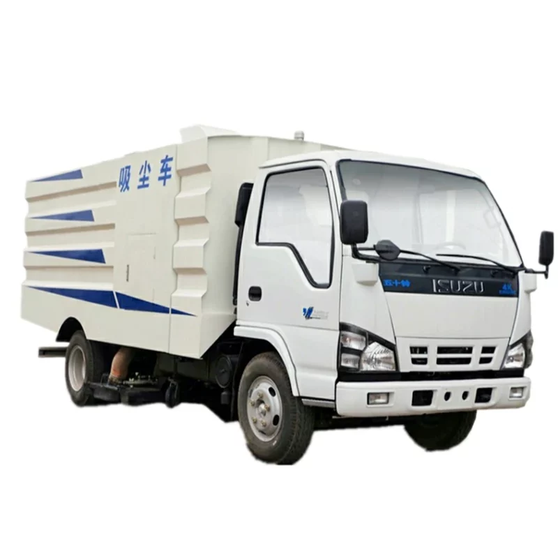 ISUZU 6m3 vacuum cleaner truck sale in Mongolia