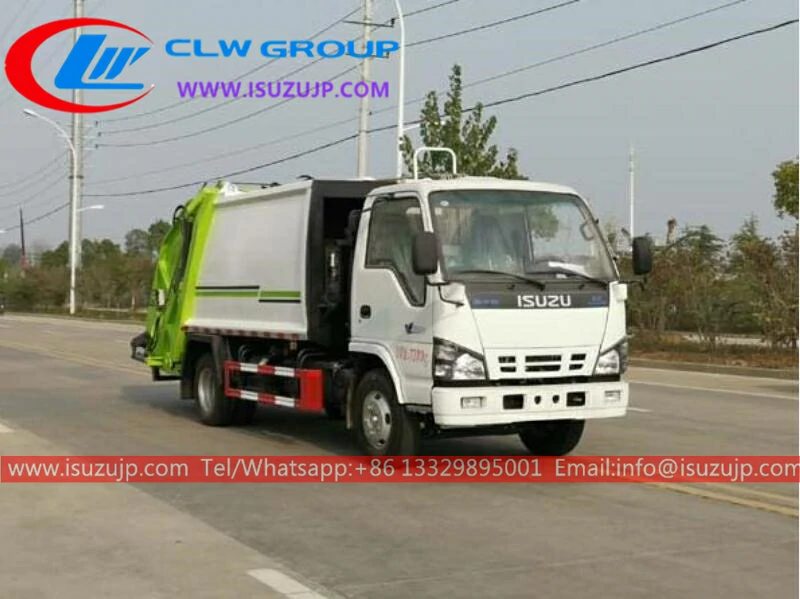 ISUZU 6m3 waste management trash truck Angola