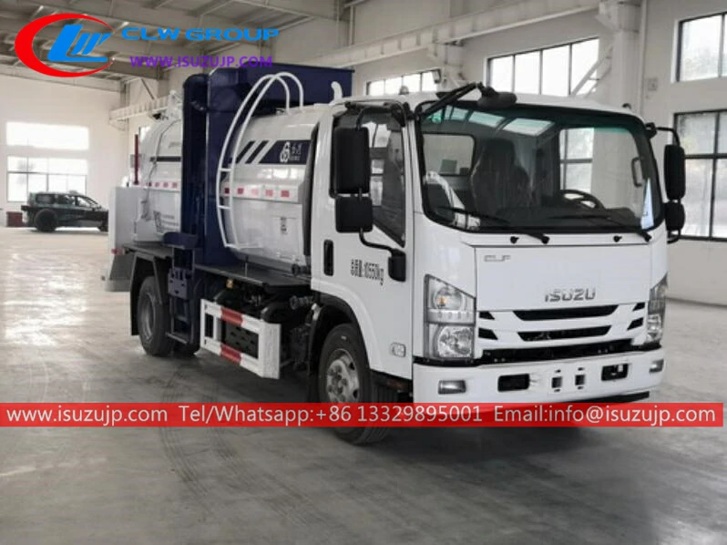 ISUZU 7 cubic meters trash collector truck Costa Rica