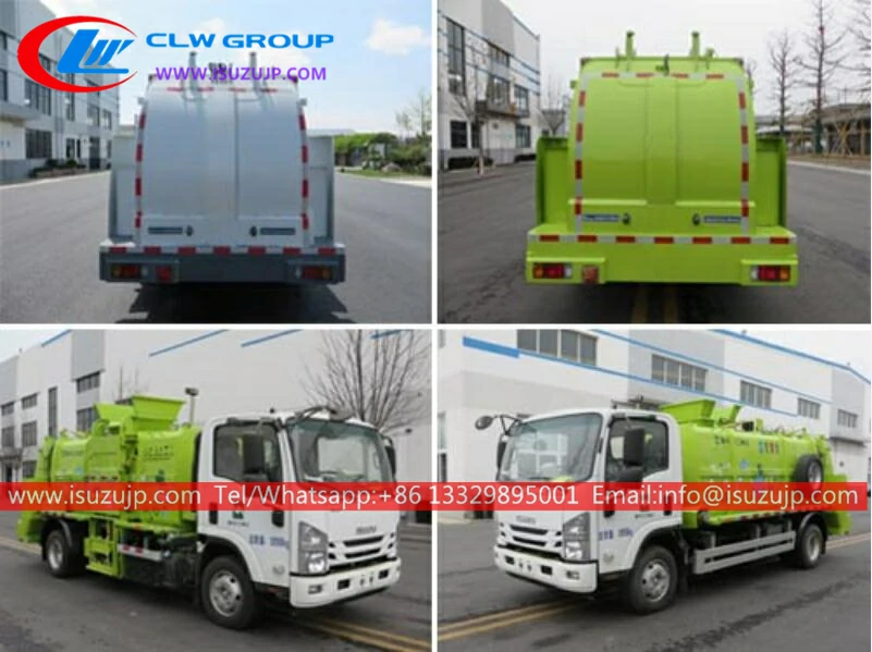 ISUZU 7cbm rubbish bin truck for sale in Honduras