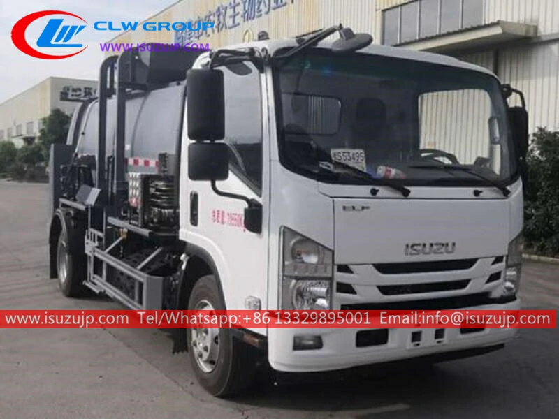 ISUZU 7cbm rubbish collection truck Nicaragua