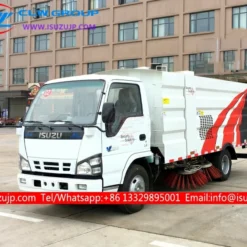 ISUZU 7m3 street sweeper truck in Vietnam