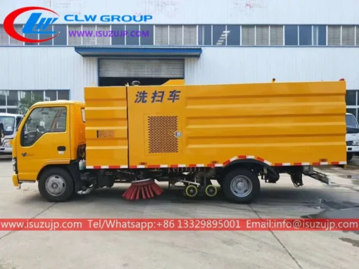 ISUZU 8 cubic meters sweeper truck Dominican Republic