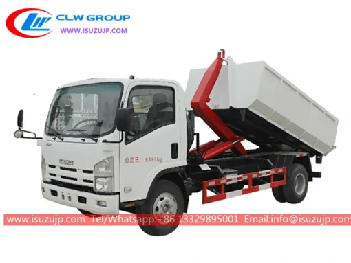 ISUZU 8 ton hook lift garbage truck Saudi Arabia