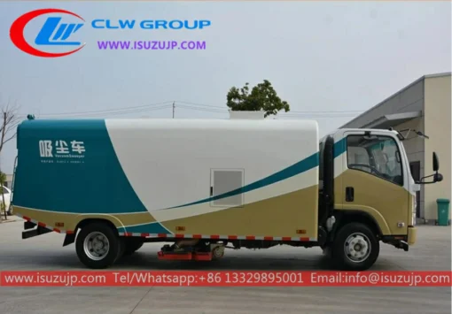 ISUZU 8 ton vacuum road sweeper Liberia