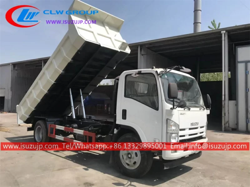 ISUZU 8 tonne dump garbage truck Madagascar