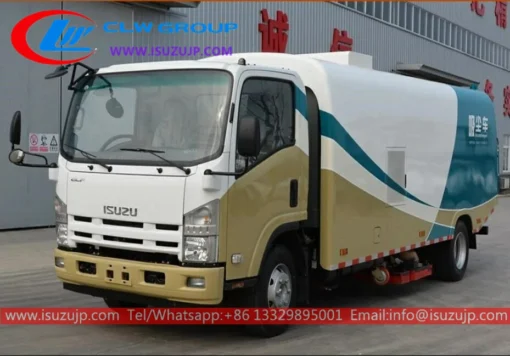 ISUZU 8cbm वैक्यूम क्लीनर स्वीपर Cote d'Ivoire