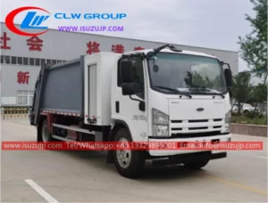 ISUZU 8m3 electric garbage vehicle for sale in Equatorial Guinea