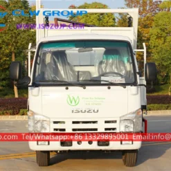 ISUZU ELF 4cbm mini skip bin truck for sale